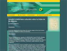 Tablet Screenshot of estudiosminimos.eu